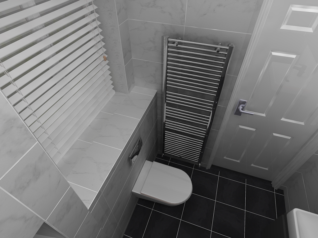 Our Virtual Worlds 3D WC/Towel rail View